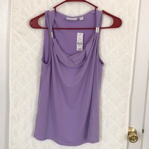 New York and Company Purple sleeveless top Size XS